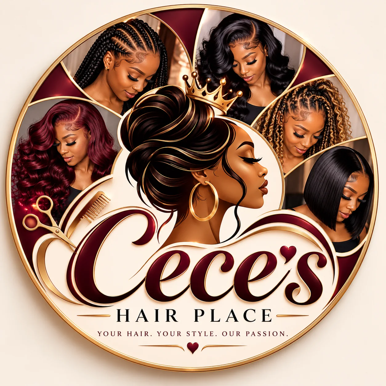 Cece's Hair Place — salon brand showcasing beautiful hairstyles